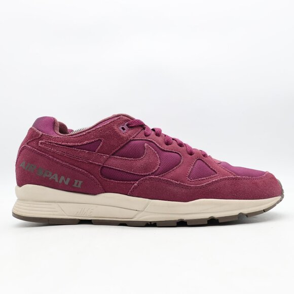 Nike Air Span 2 Premium Men's Size 12 Running Sneakers Bordeaux AO1546-600 - Picture 1 of 9